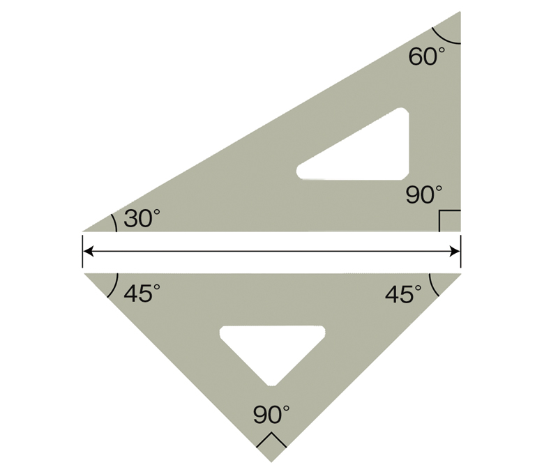 triangle ruler drafting